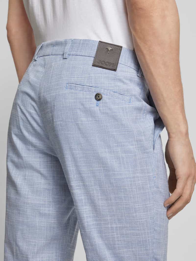 JOOP! Collection Slim fit pantalon met structuurmotief model 'Hank'