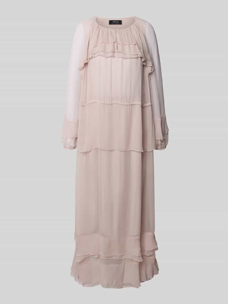 Marc Cain Maxi-jurk met ronde hals