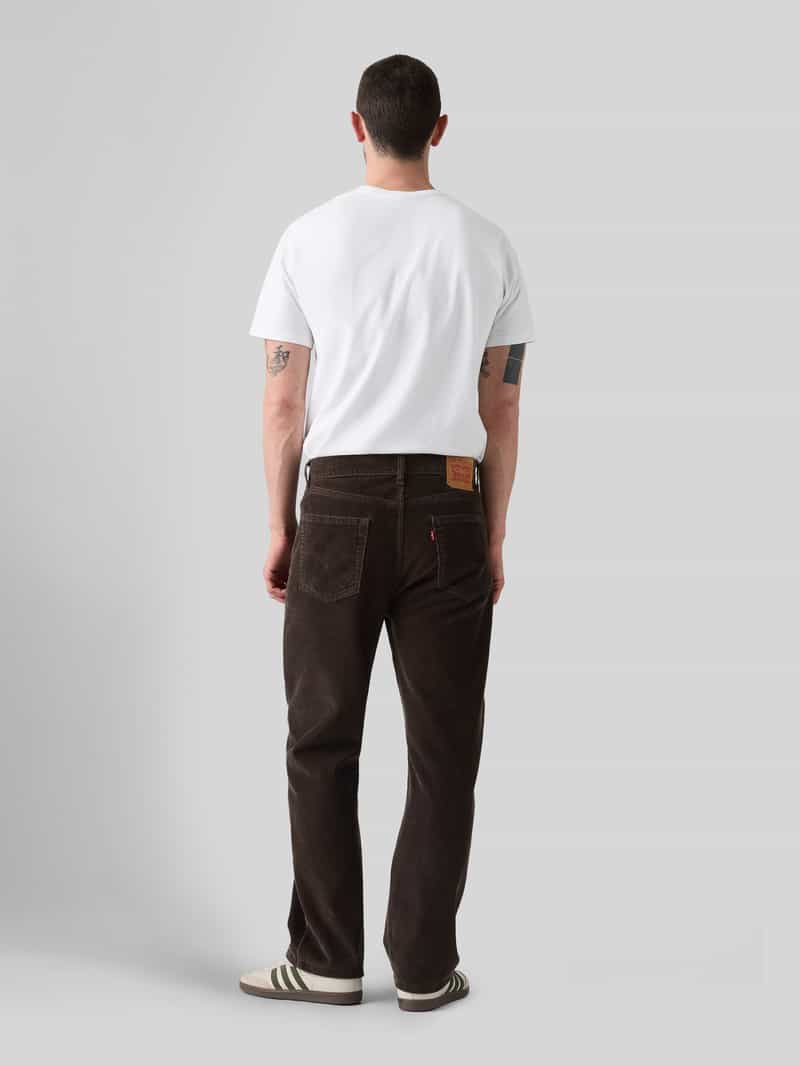 Levi's Loose straight fit corduroy broek van puur katoen model '565™'