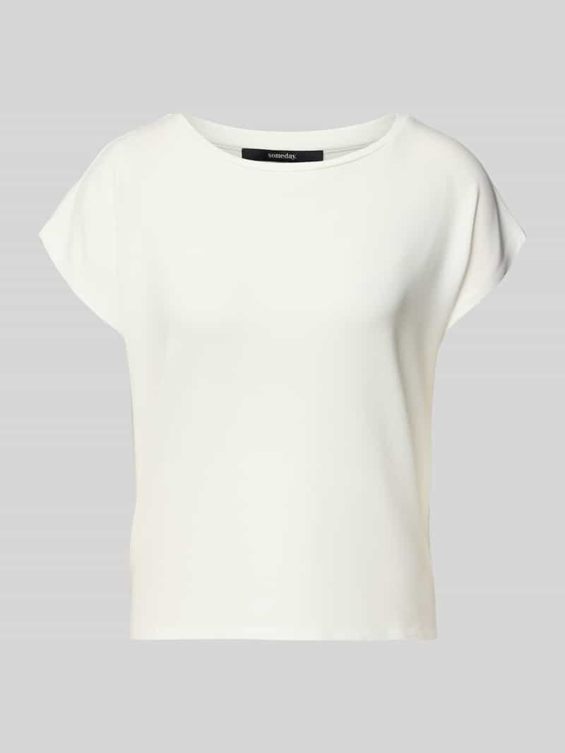 someday T-shirt met kapmouwen model 'Kamie'