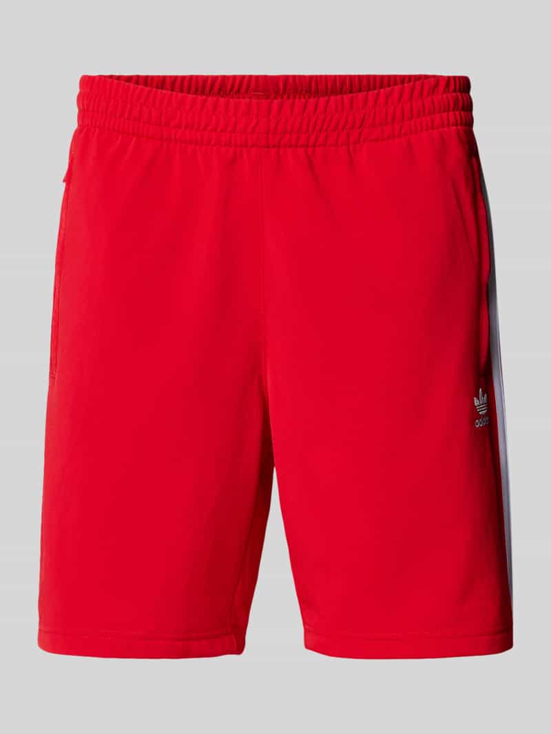 adidas Originals Sweatshorts met logostitching model 'BIRD'