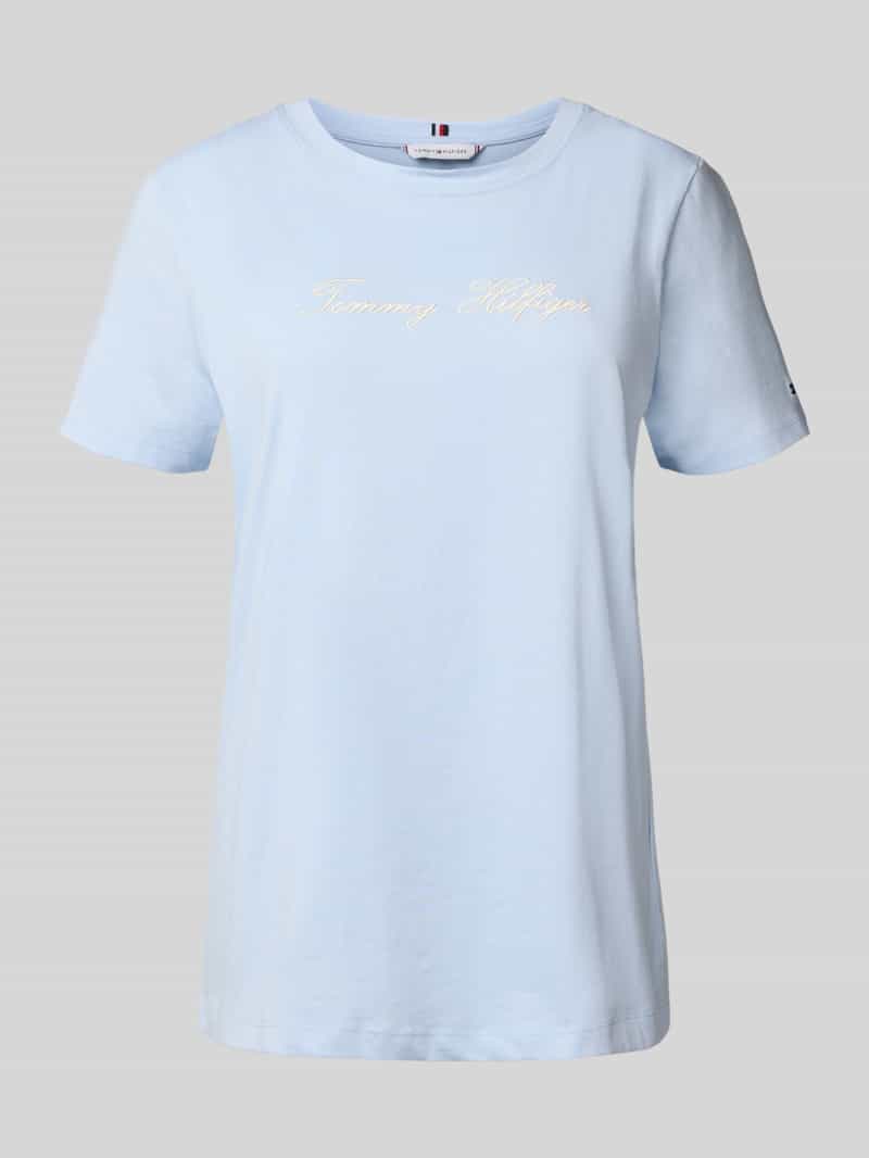 Tommy Hilfiger Regular fit T-shirt van puur katoen