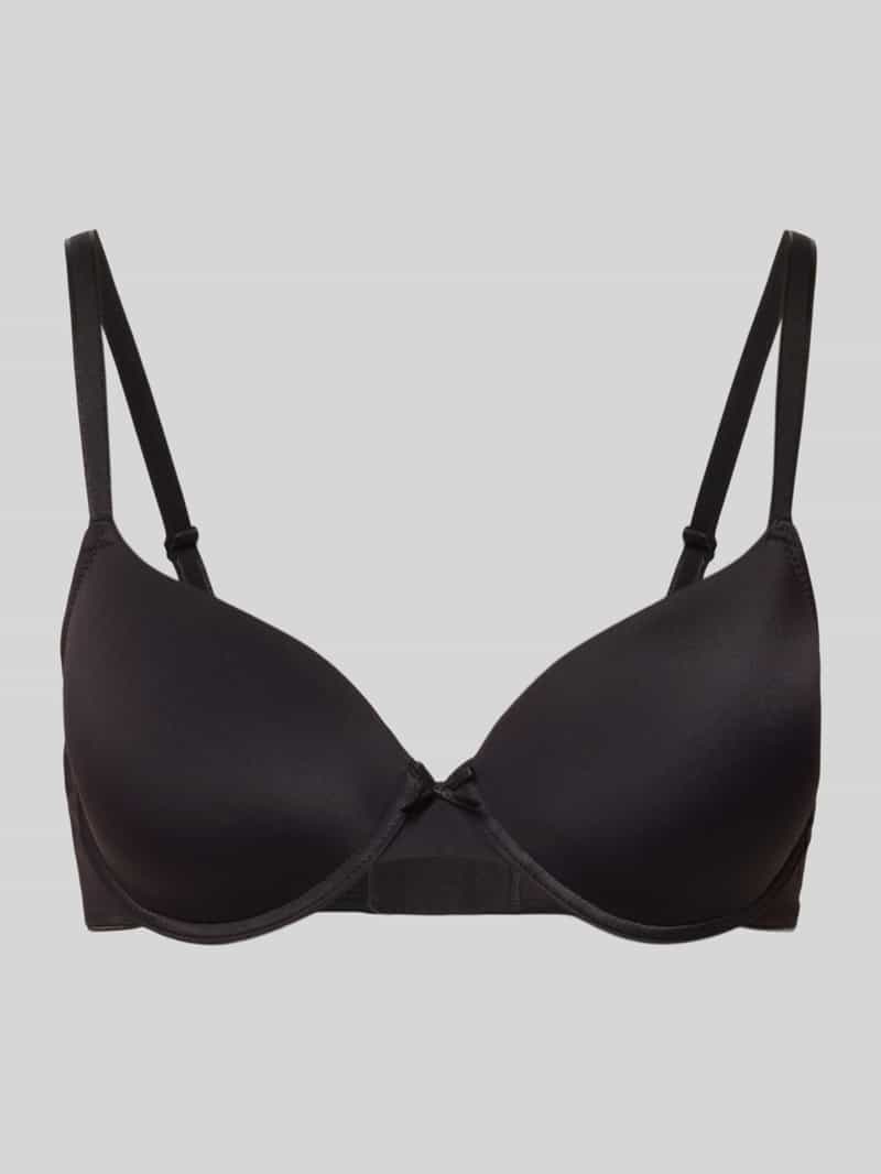 Grote maten beugelbeha met spaghettibandjes model 'PERFECT BASICS'