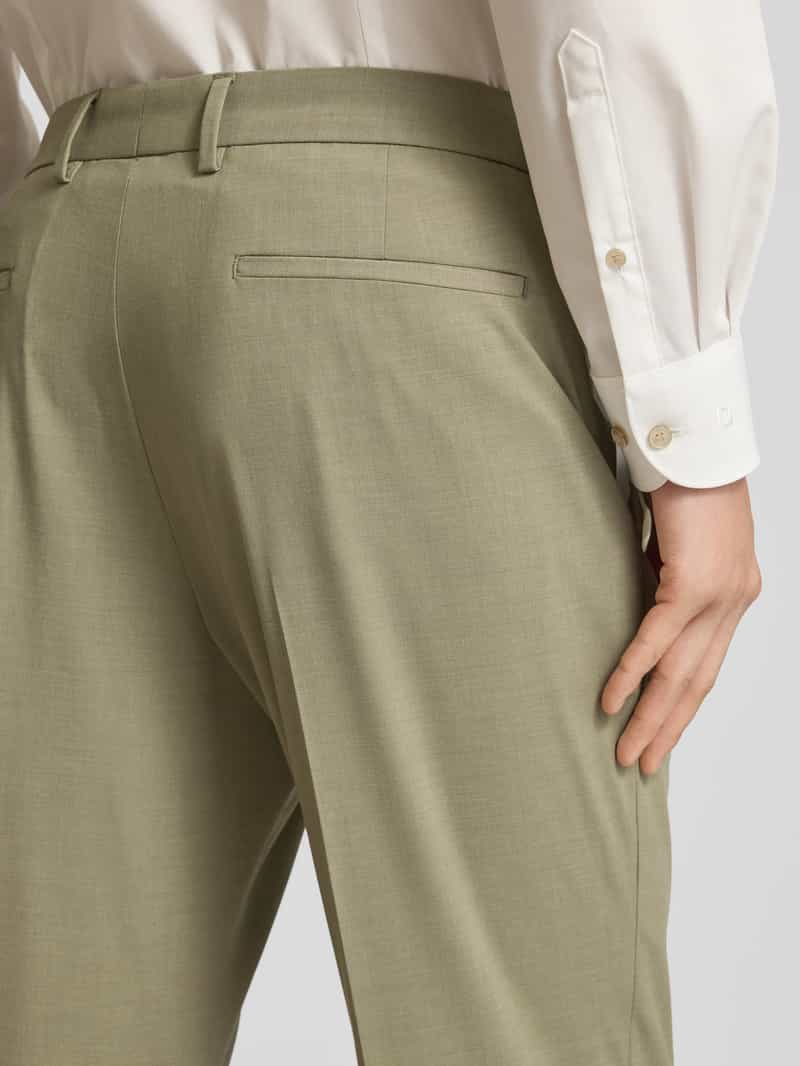 s.Oliver BLACK LABEL Regular fit pantalon met fijne geweven structuur