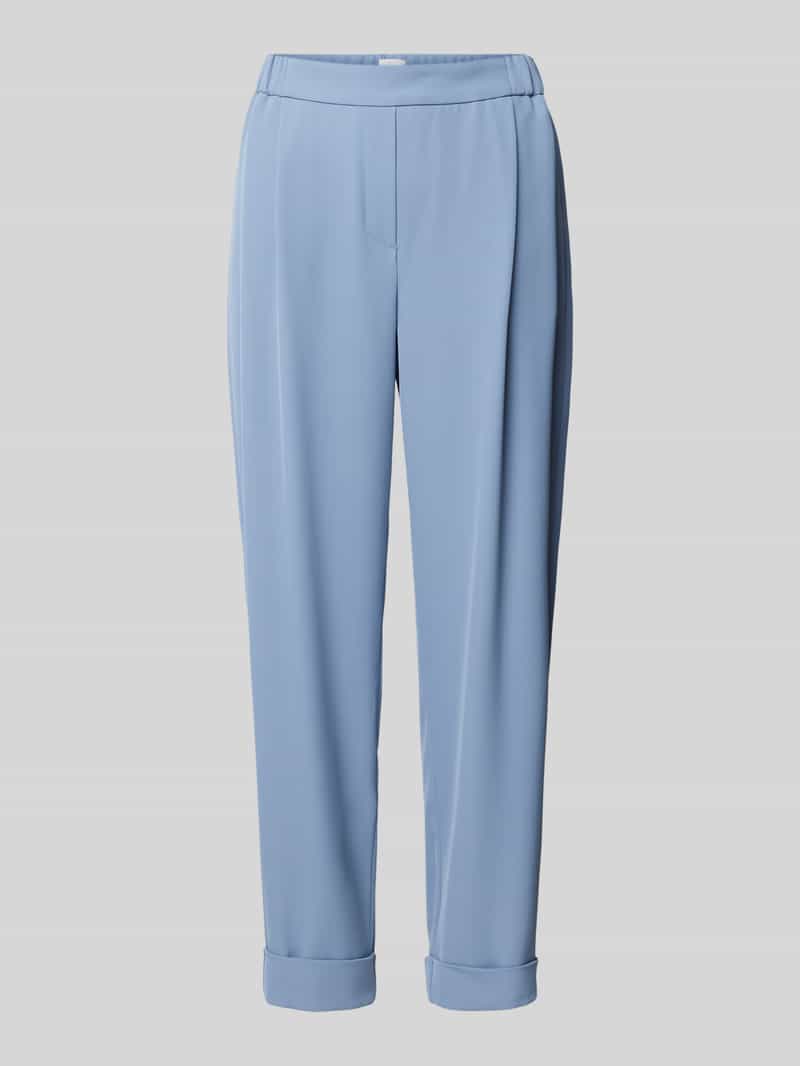 Jake*s Collection Relaxed fit stoffen broek met elastische band