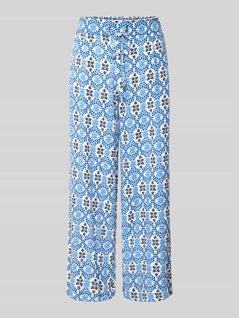 Christian Berg Woman Straight leg culotte met tunnelkoord