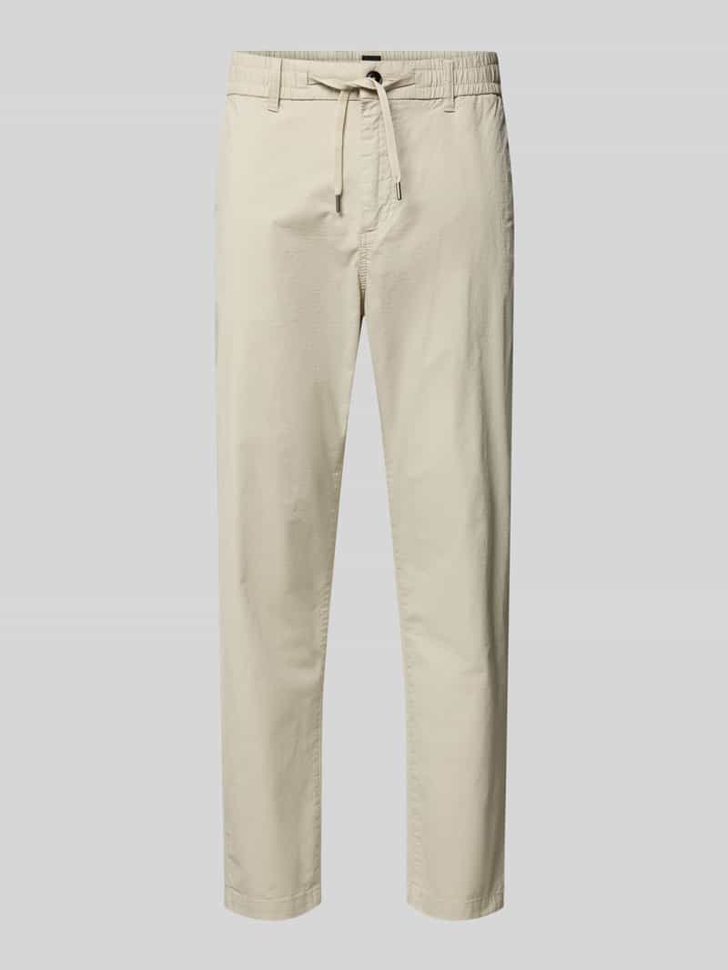 Boss Orange Tapered fit chino van katoenmix