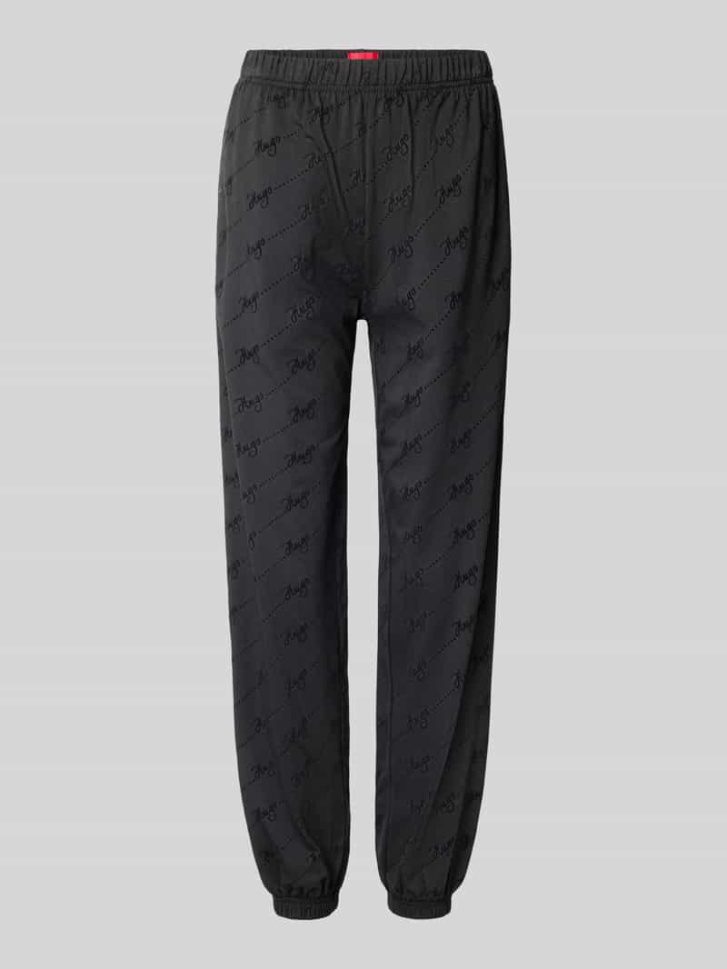 HUGO Regular fit sweatpants van katoenmix model 'LOKKY'