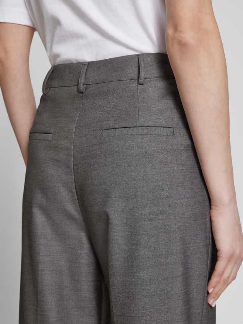 JAKE*S STUDIO WOMAN Regular fit bandplooibroek met riemlussen