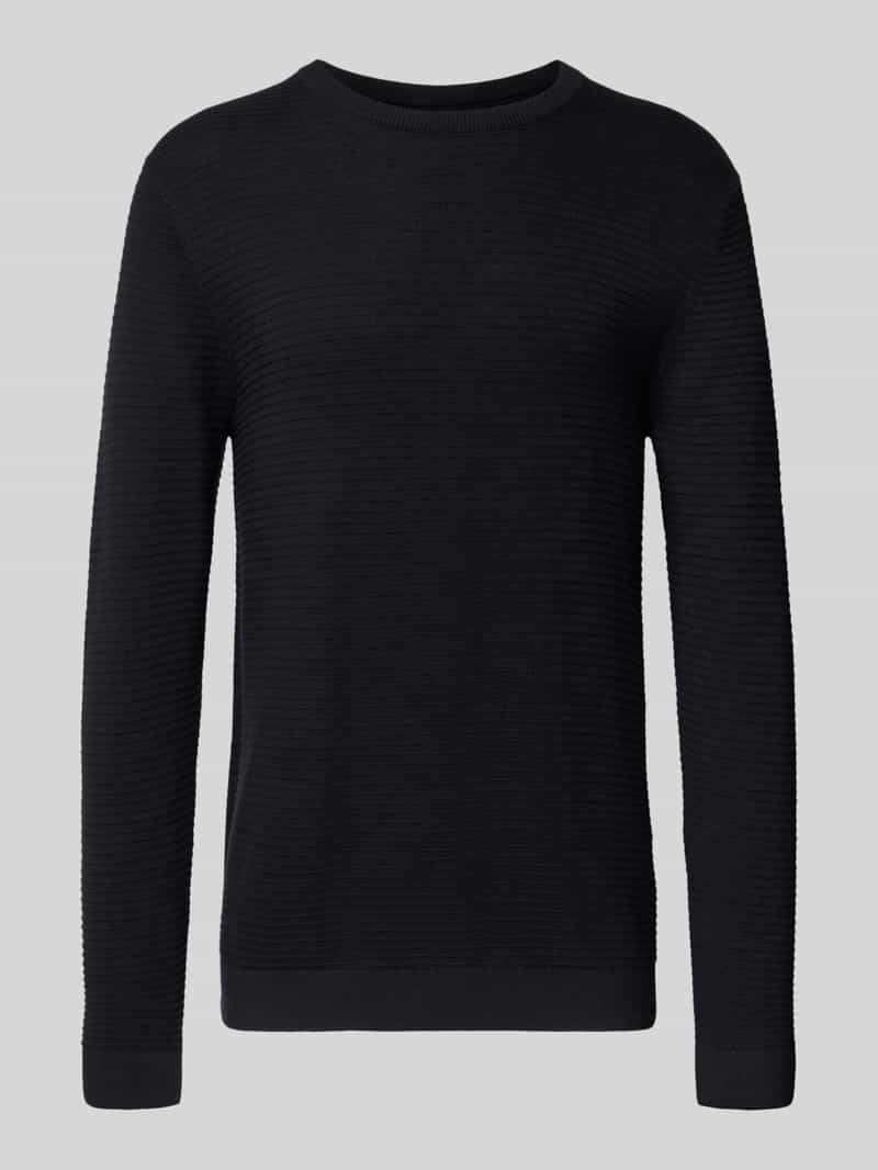 Gebreide pullover met ronde hals, model 'OTTO'