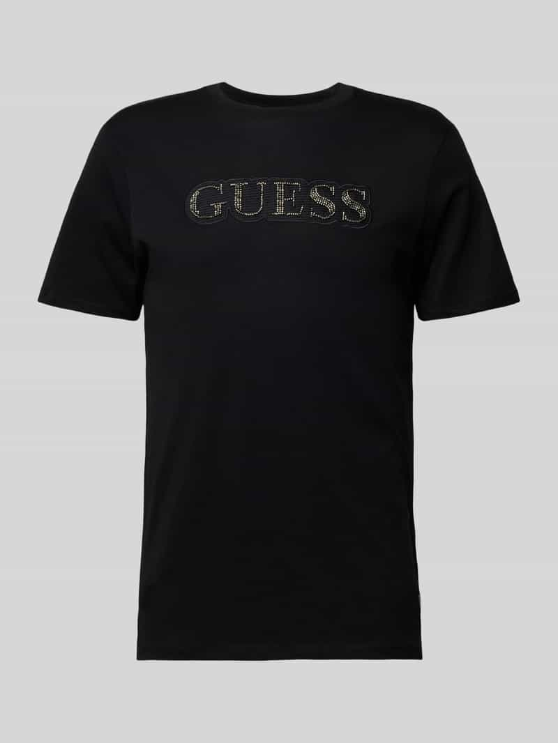 Guess T-shirt met labelstitching