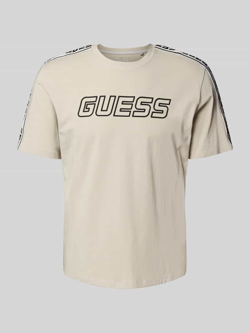 GUESS Activewear T-shirt met labeldetail
