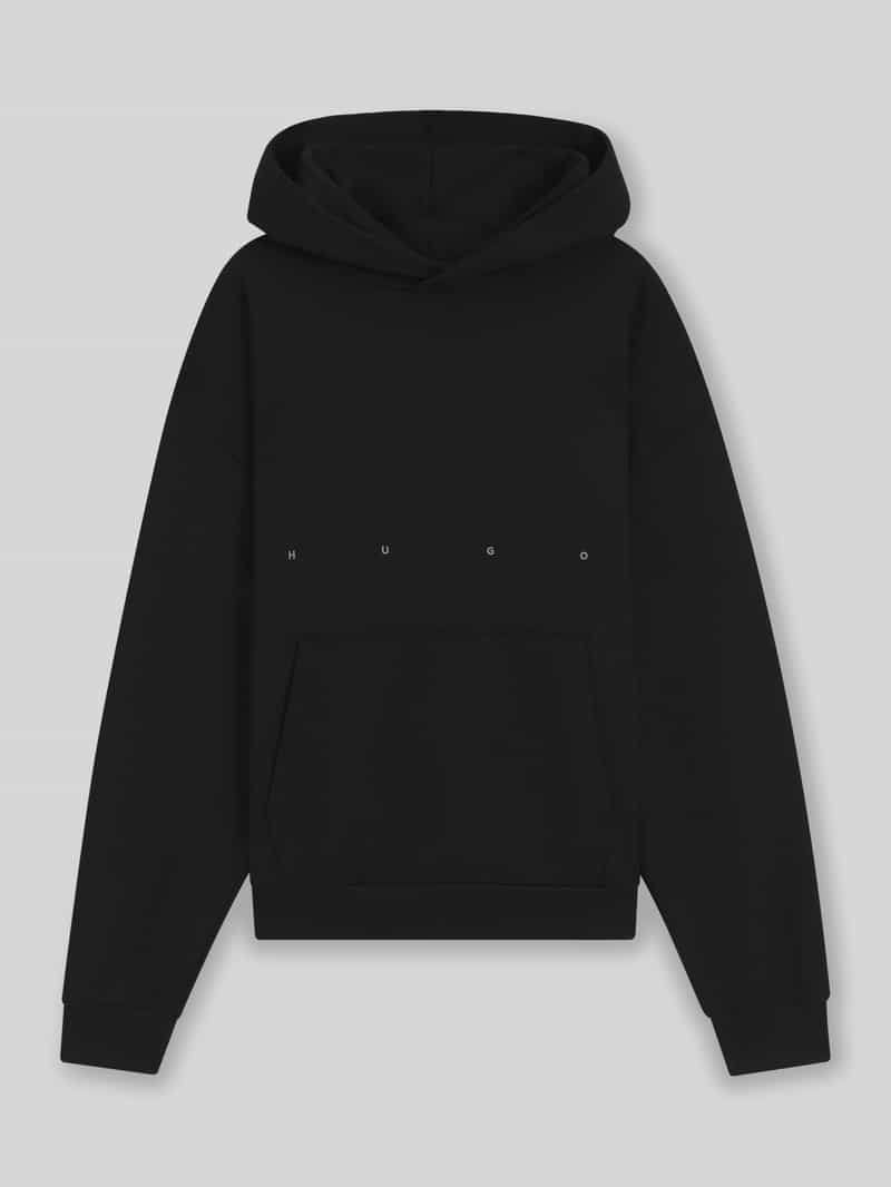 HUGO Oversized hoodie van puur katoen