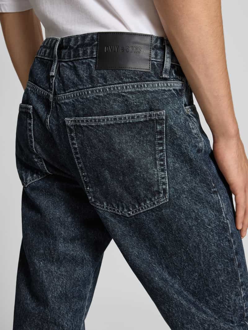 Only & Sons Straight fit jeans van puur katoen model 'EDGE'
