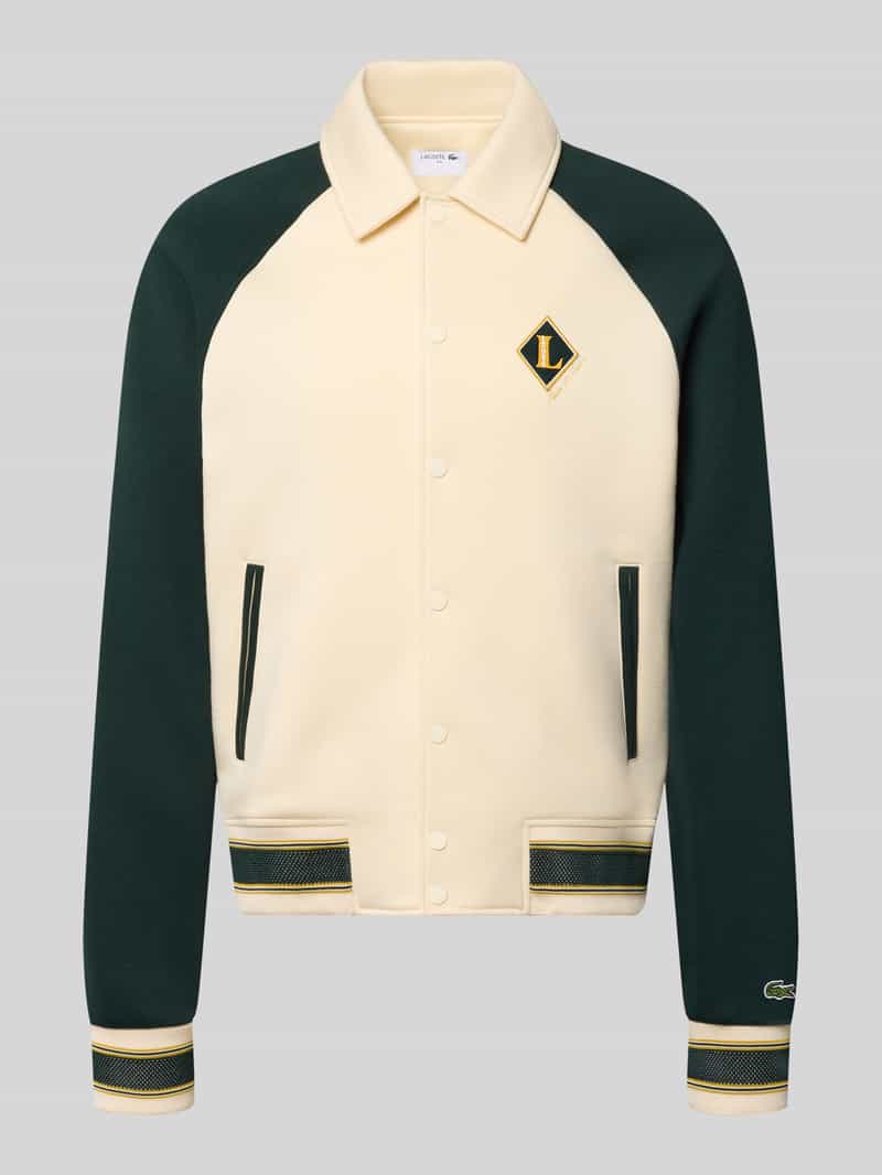 Lacoste Regular fit sweatjack van katoenmix