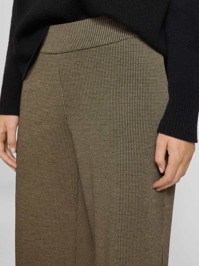 Tom Tailor Wide fit culotte met pied-de-poule-motief