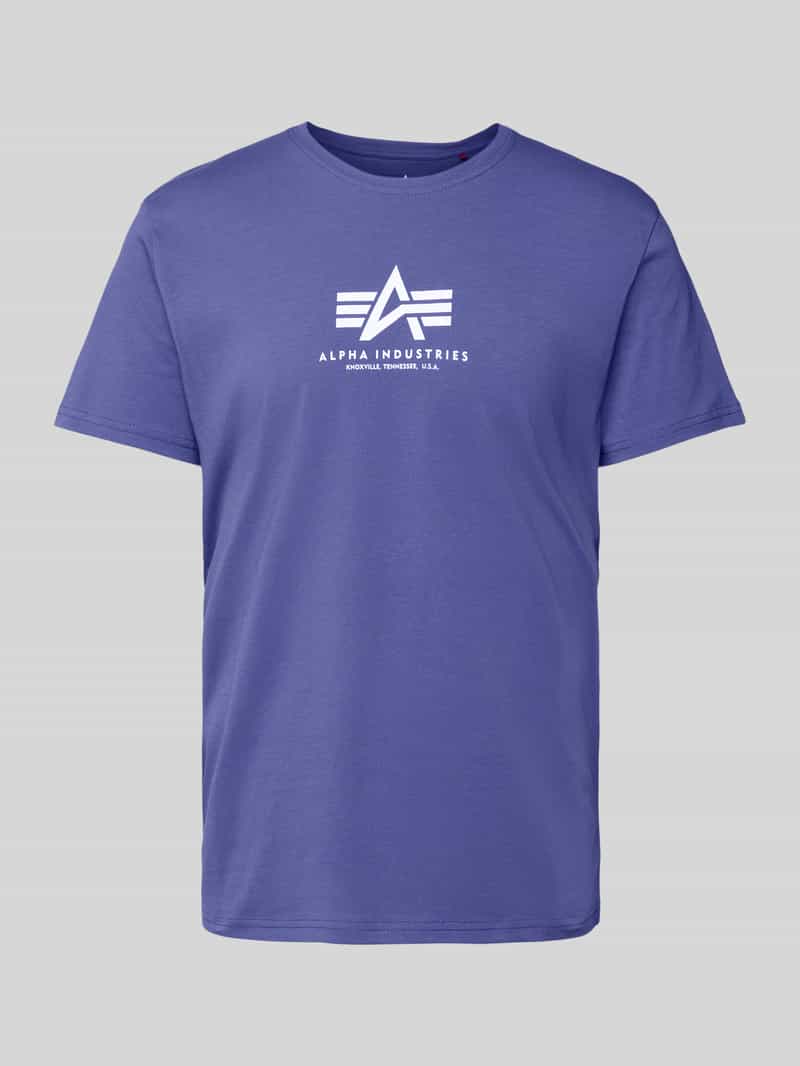 alpha industries T-shirt met labelprint