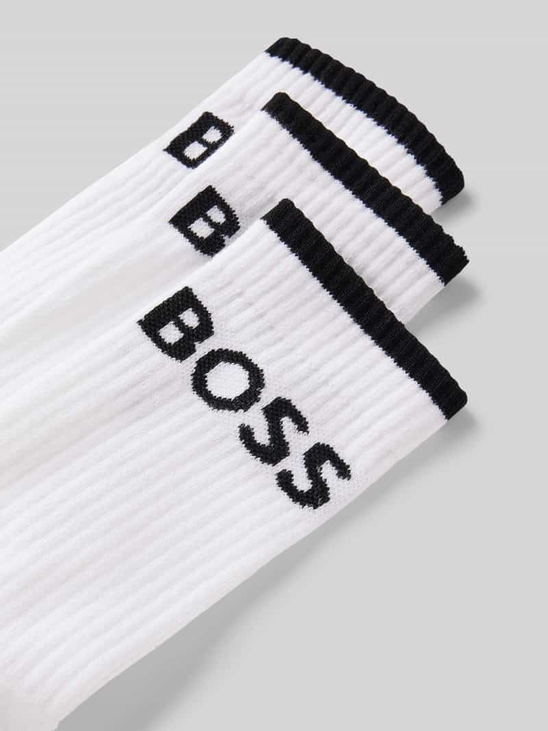 Boss Sokken met labelstitching in een set van 6 paar
