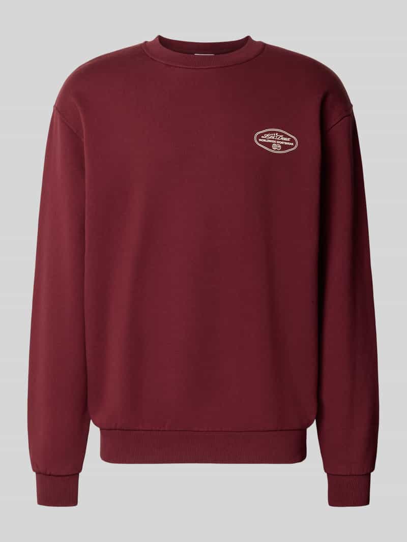 Les Deux Sweatshirt met logoprint model 'Worldwide'