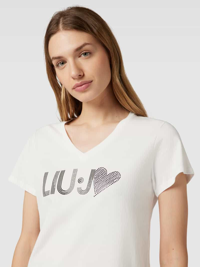 LIU JO SPORT T-shirt met labelprint