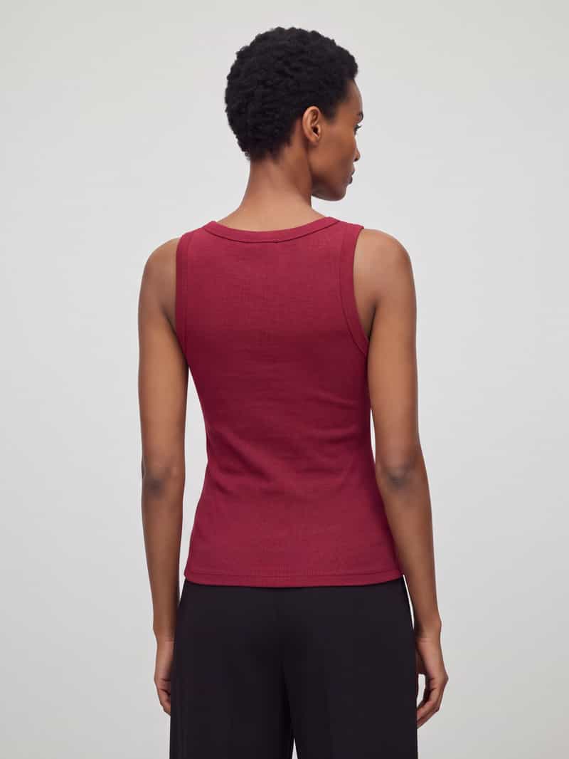 HUGO Slim tanktop van modalmix