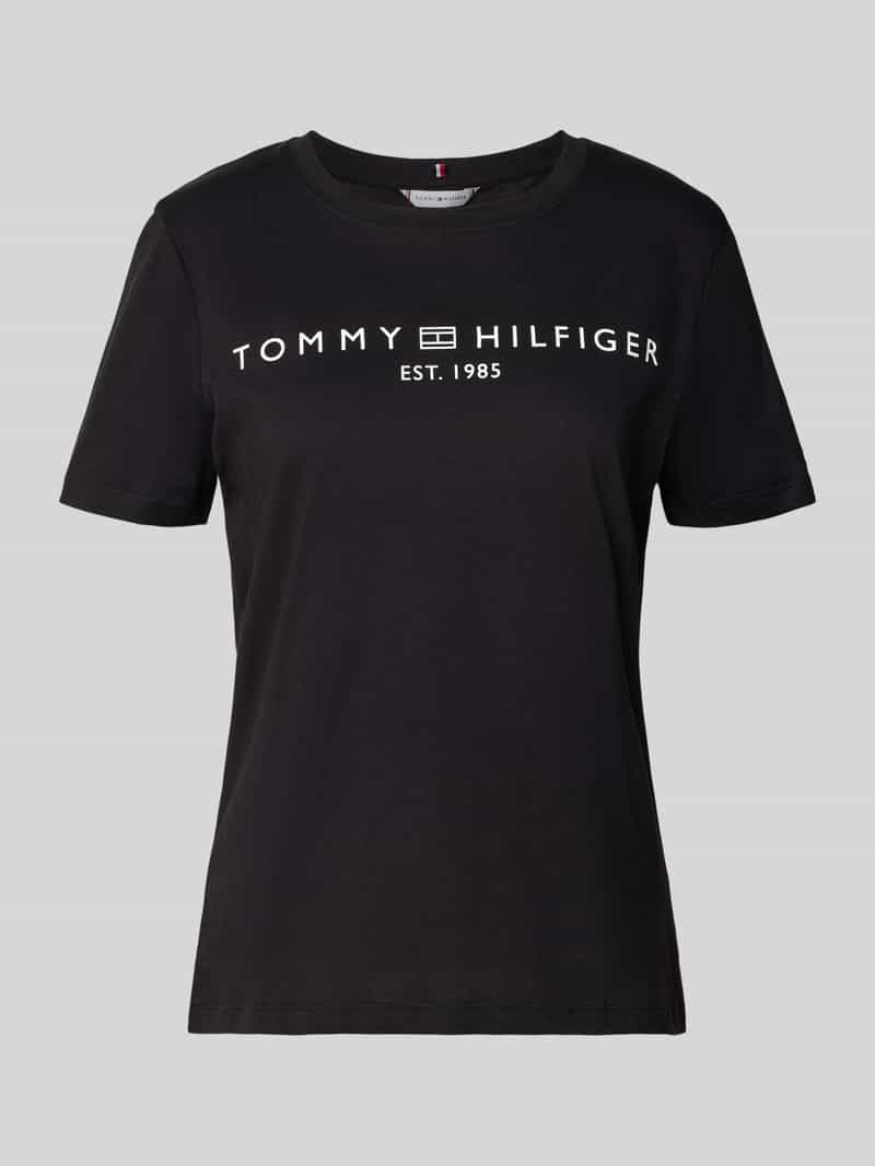 Tommy Hilfiger Regular fit T-shirt van puur katoen