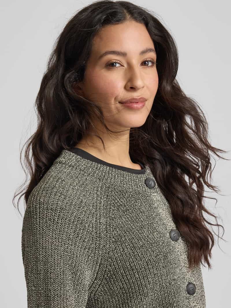 Opus Cardigan met ronde hals model 'Dolpine'
