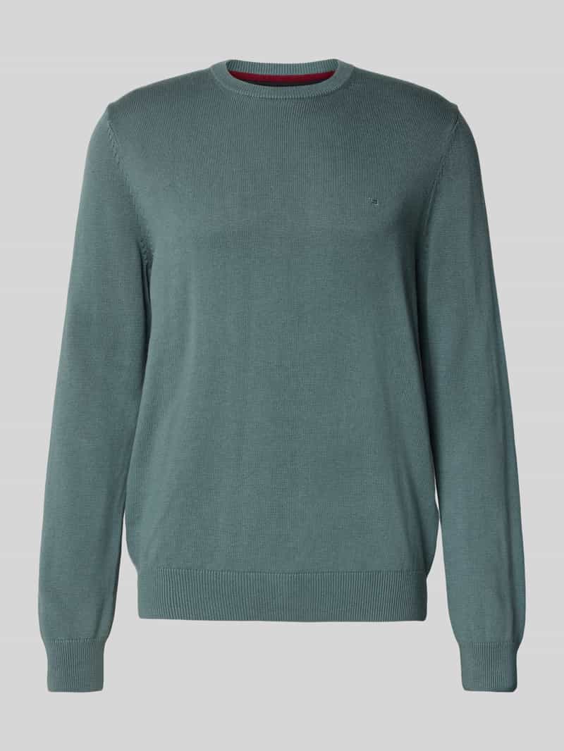 Christian Berg Men Gebreide pullover met ribboorden