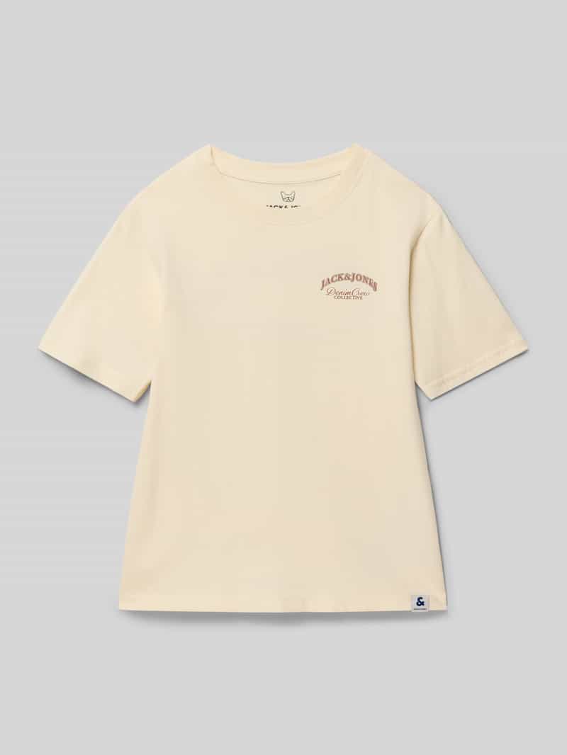 jack & jones T-shirt met labelprint
