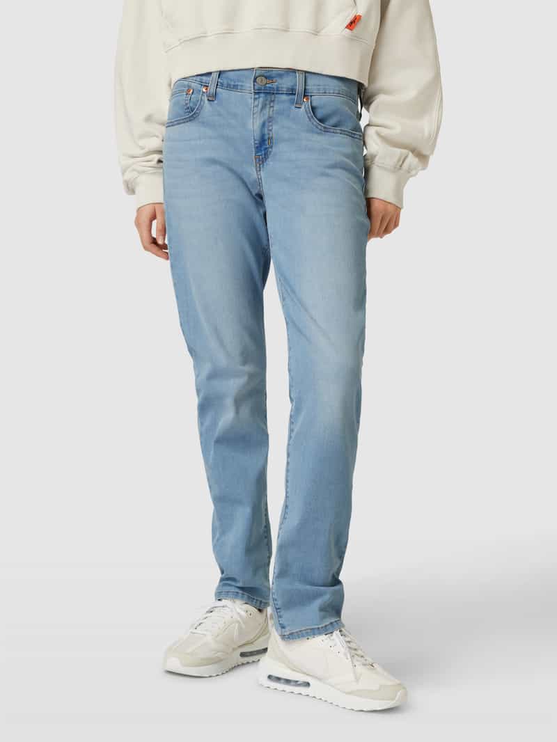 Straight fit jeans met knoopsluiting, model 'BOYFRIEND' Levi's® 300