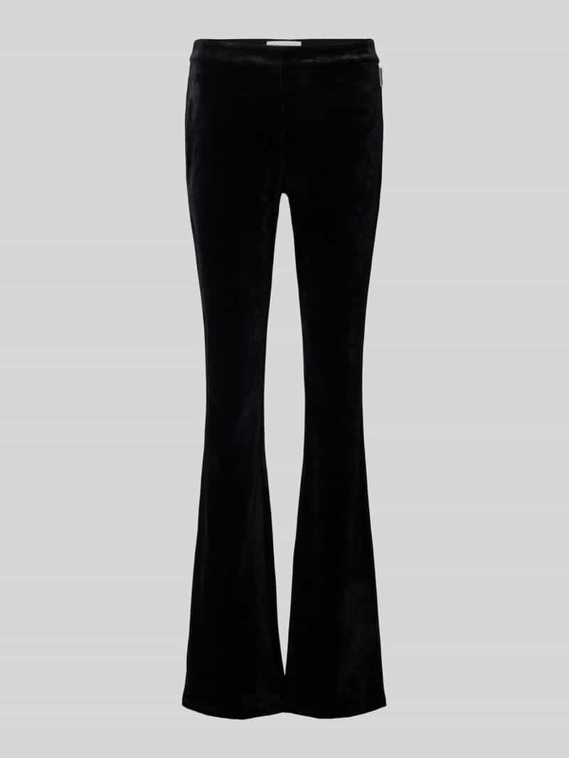 Slim fit bell bottom met labeldetail, model 'RONJAAL'
