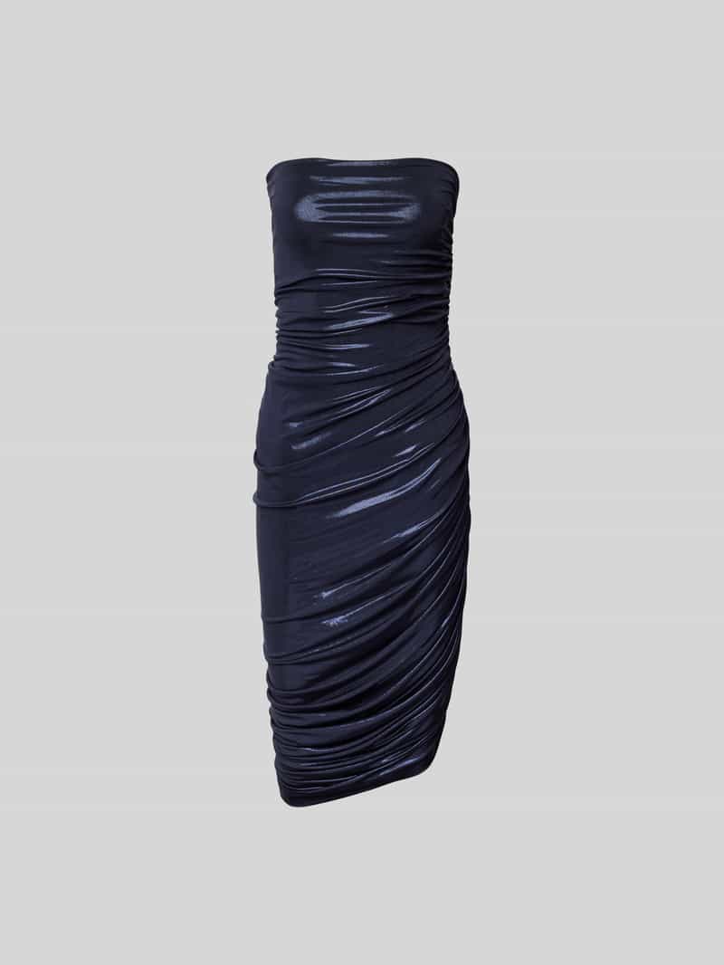 Off shoulder-jurk met plooien