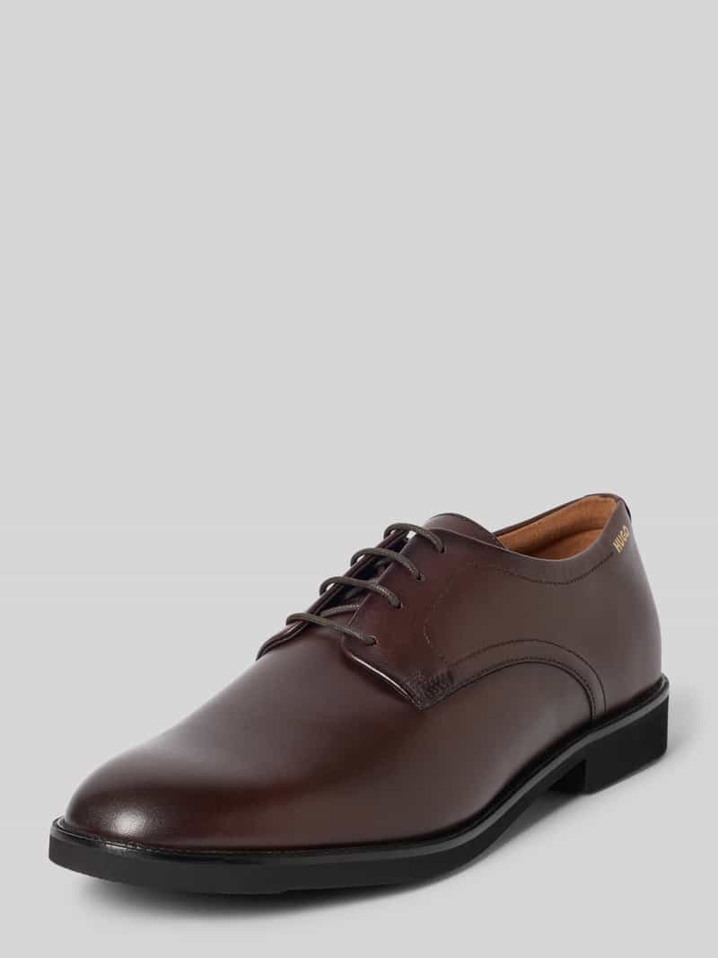 Veterschoenen van echt rundleer model 'Ginsby_derb_lt'