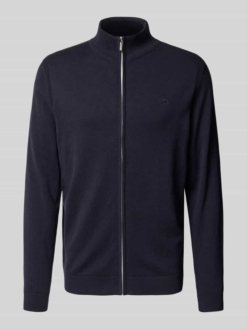 Tom Tailor Regular fit gebreid jack van puur katoen