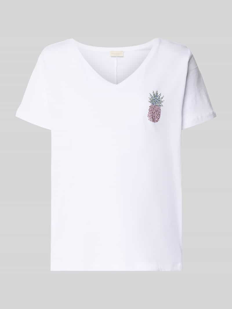 milano italy Regular fit T-shirt van puur katoen