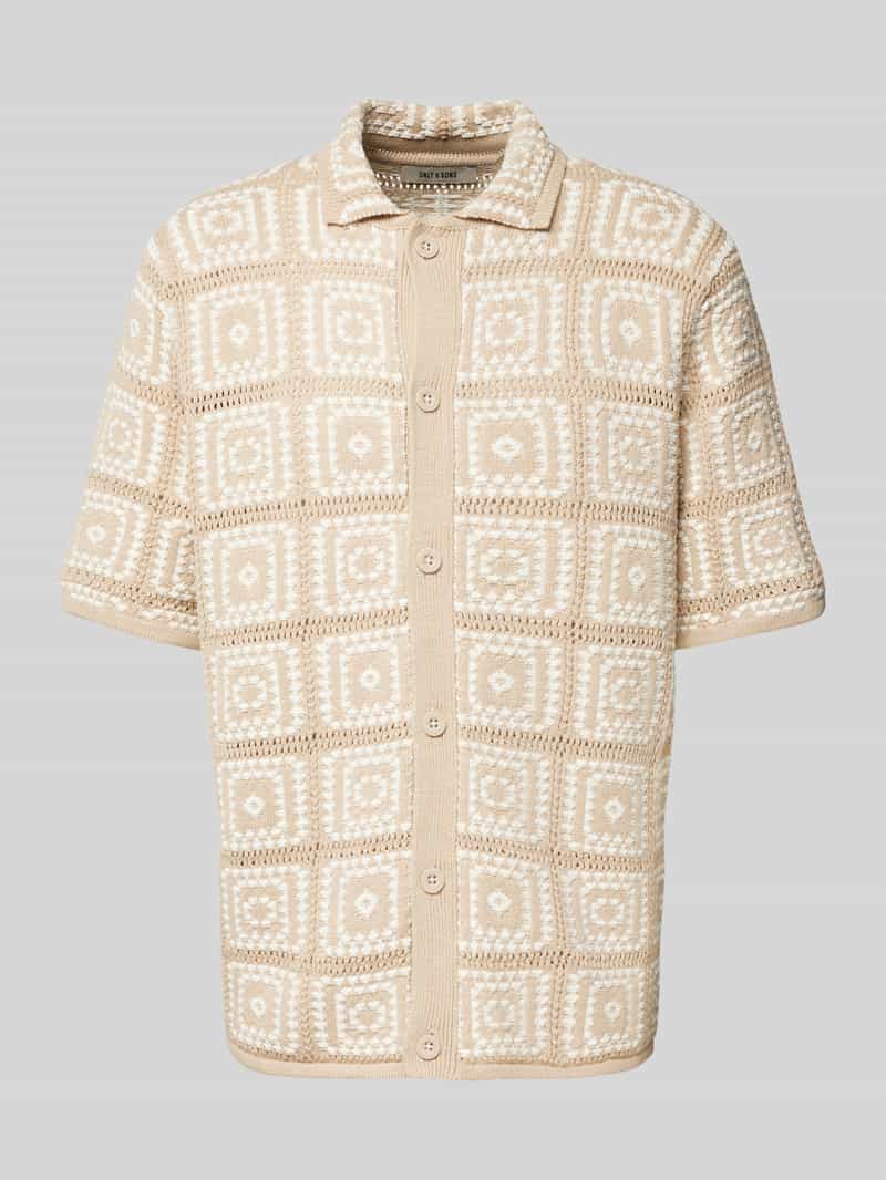 Only & Sons Gebreid jack met knoopsluiting model 'ONSBART'