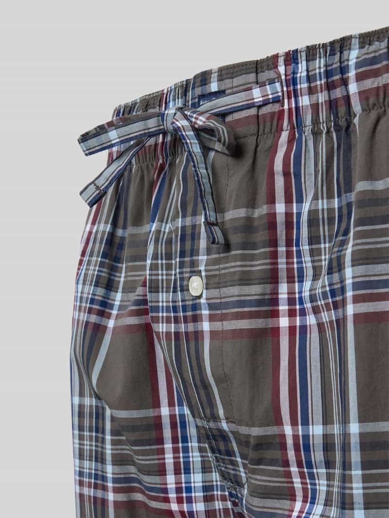 Christian Berg Men Relaxed fit pyjamabroek met elastische band