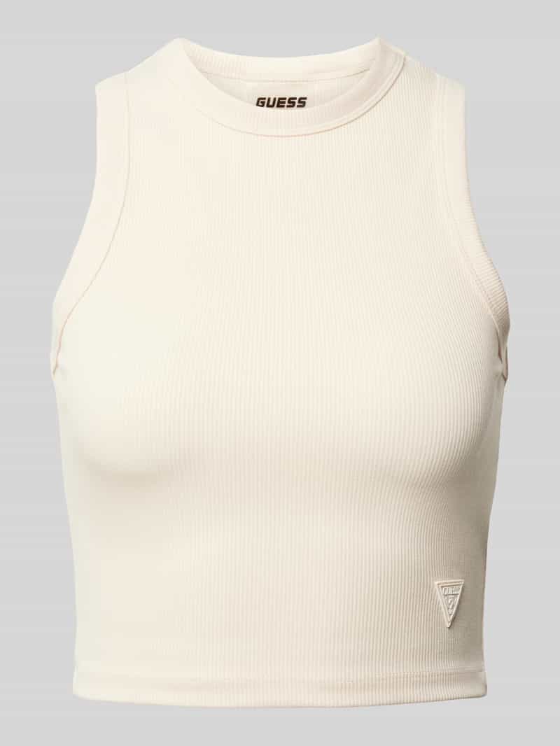 Guess Activewear Korte top met labeldetail model 'EDIE'