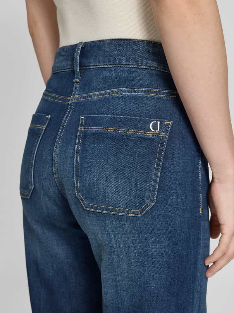 CAMBIO Regular fit jeans met steekzakken model 'TESS'