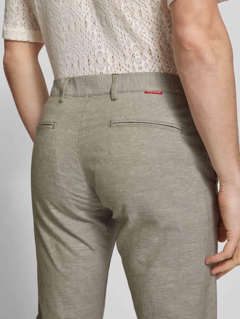 JOOP! JEANS Modern fit chino met riemlussen model 'Matthew'