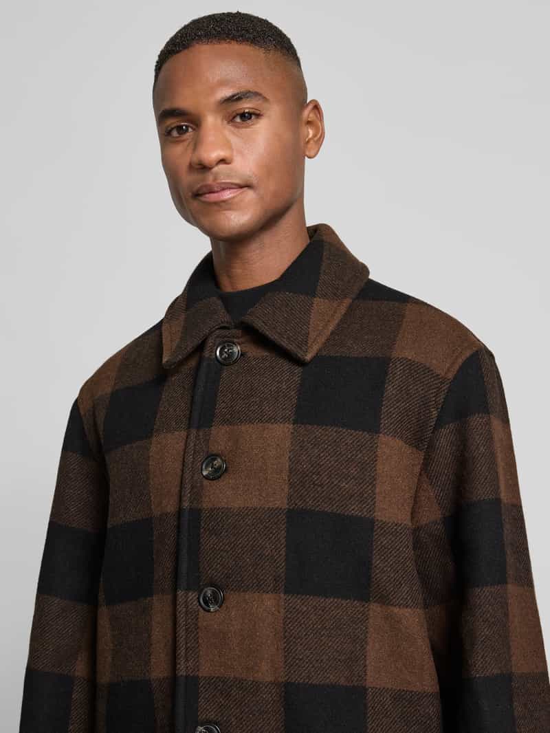 Tommy Hilfiger Oversized overhemdjack van wolmix
