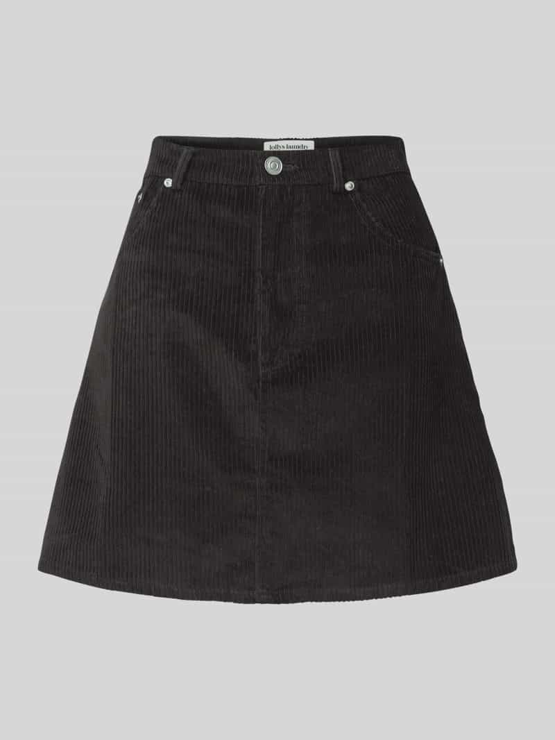 LOLLYS LAUNDRY Corduroy rok met steekzakken model 'Evas'