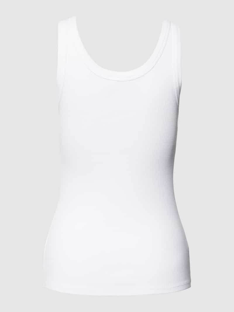 Top in effen design en riblook Jake*s Casual