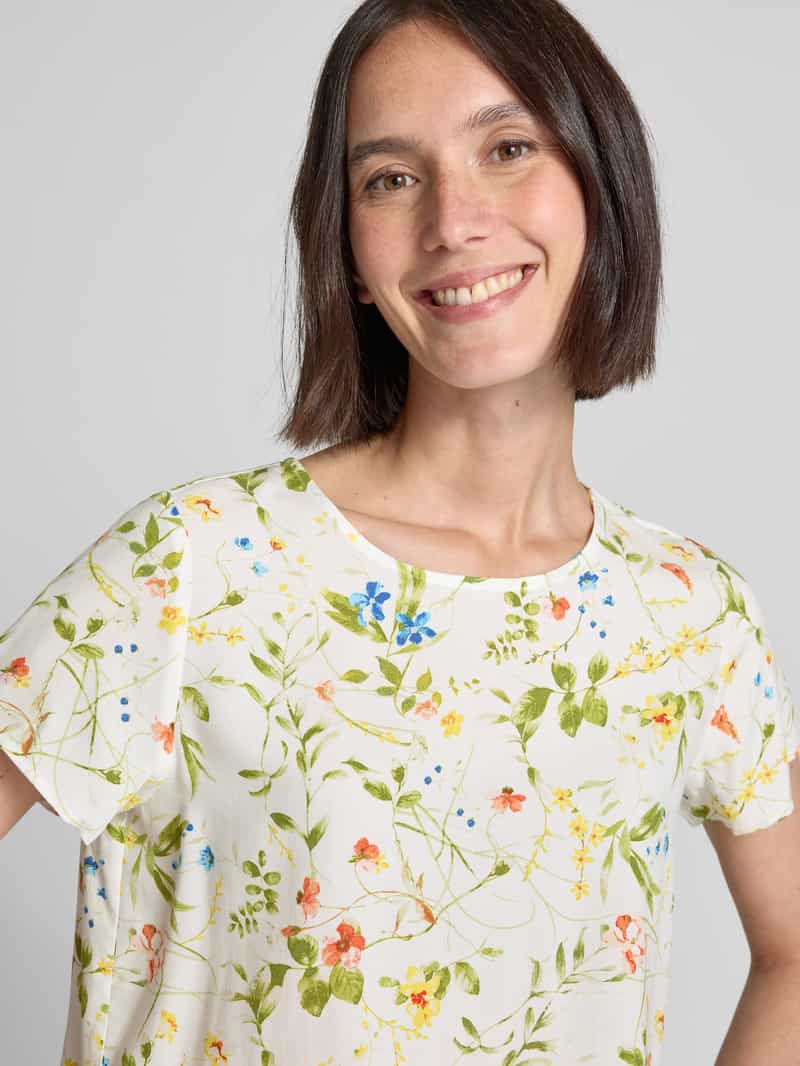 Vero Moda Loose fit T-shirt van pure viscose model 'EASY JOY'
