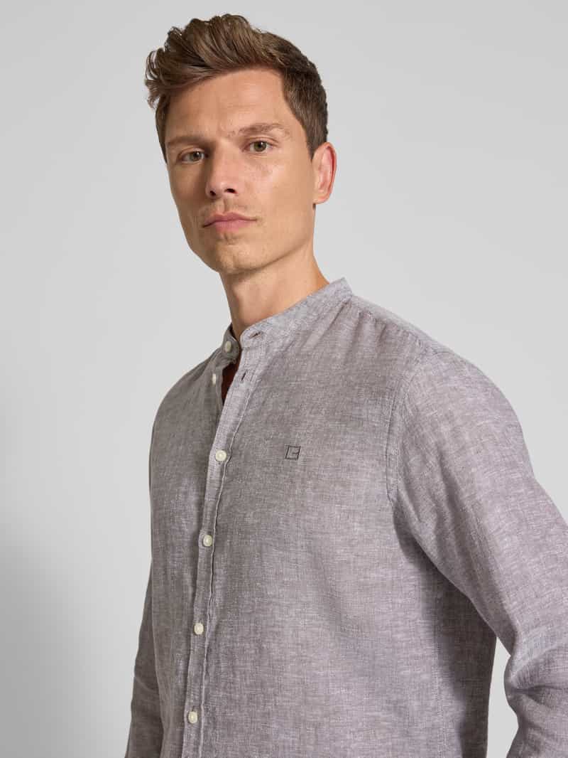 casual friday Slim fit vrijetijdsoverhemd van linnen model 'Anton'