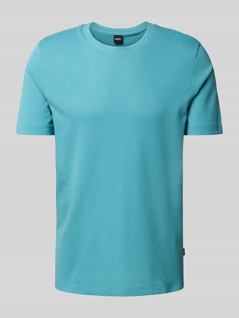 Boss Regular fit T-shirt van katoenmix model 'TIBURT'