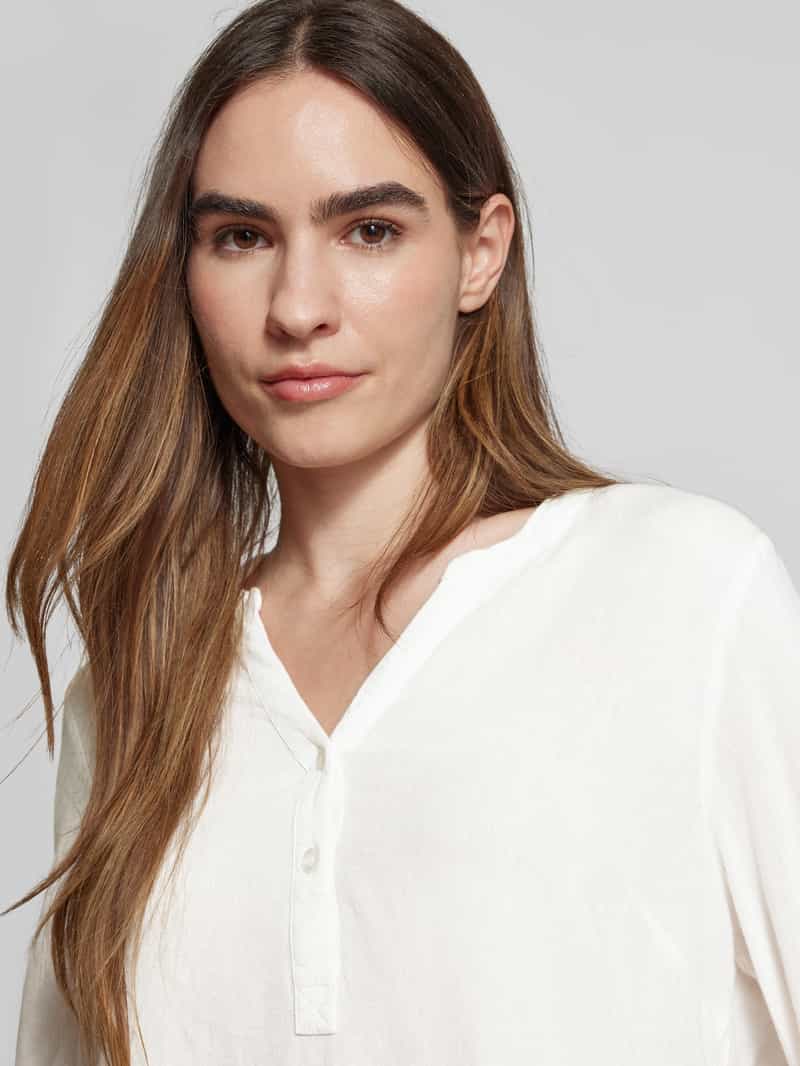 Kaffe Blouse met korte knoopsluiting model 'milia'