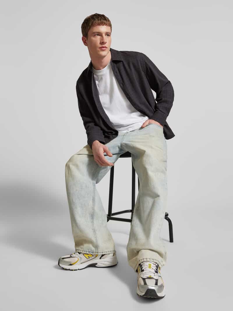 Only & Sons Regular fit vrijetijdsoverhemd van viscosemix model 'LATHAM'