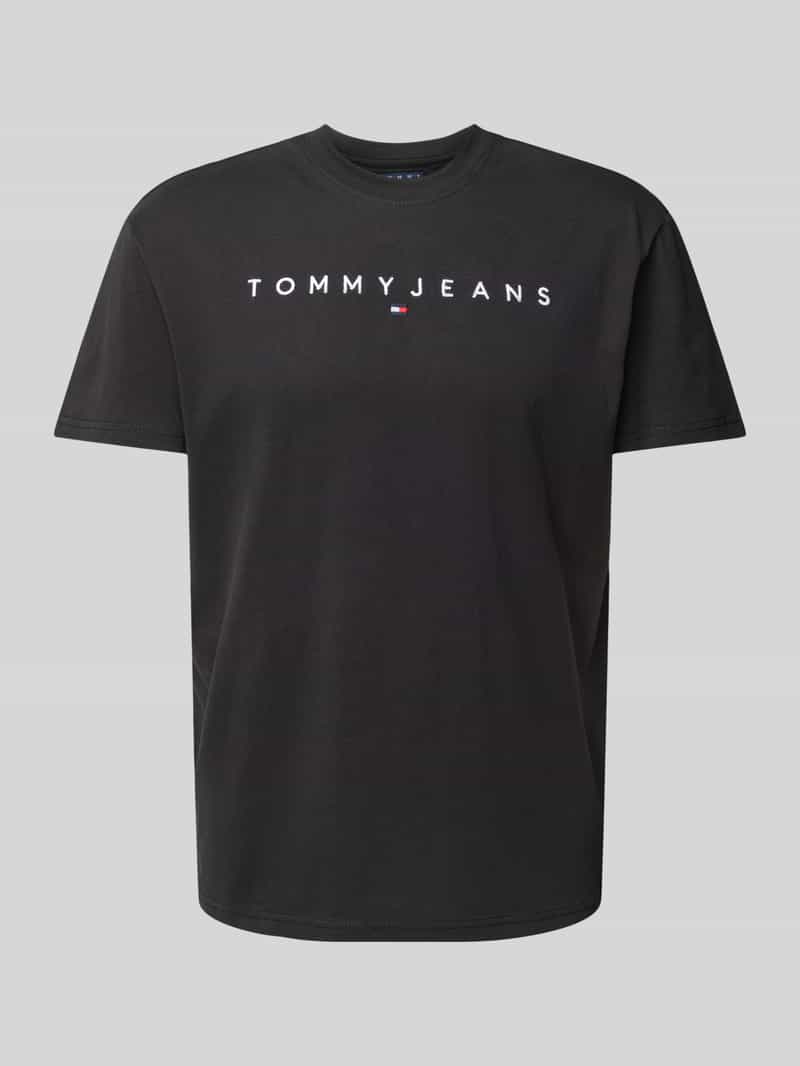 T-shirt met labelstitching