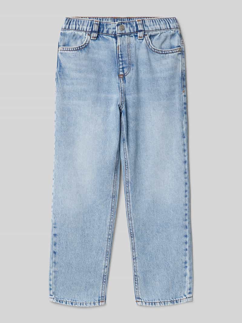 Tom Tailor Loose fit wide leg jeans van puur katoen